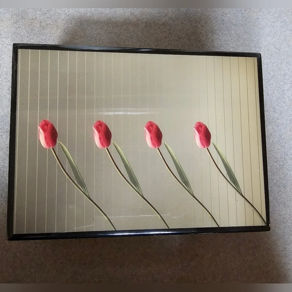 Vintage REUGE MUSIC BOX, Swiss Musical Movement Evergreen Roses WORKS